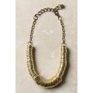 Anthropologie Pam Hiran Gold Collar Necklace